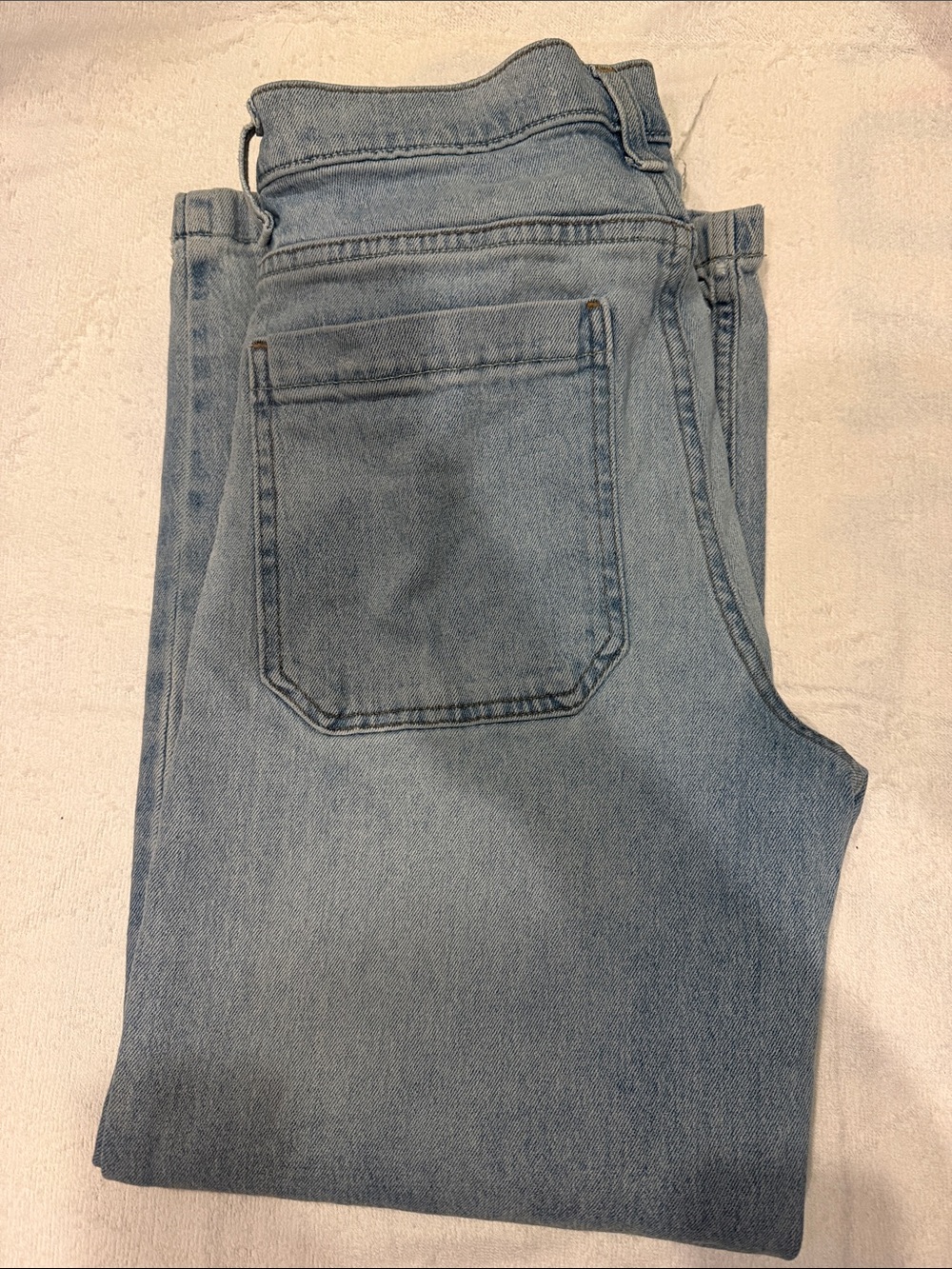 Hollister Men’s Light Blue super baggy Jeans